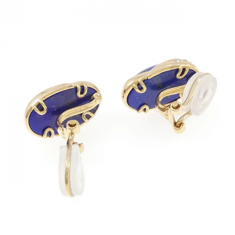 K18YG Lapis Lazuli Bông tai - Hàng hiệu Chính hãng 871134