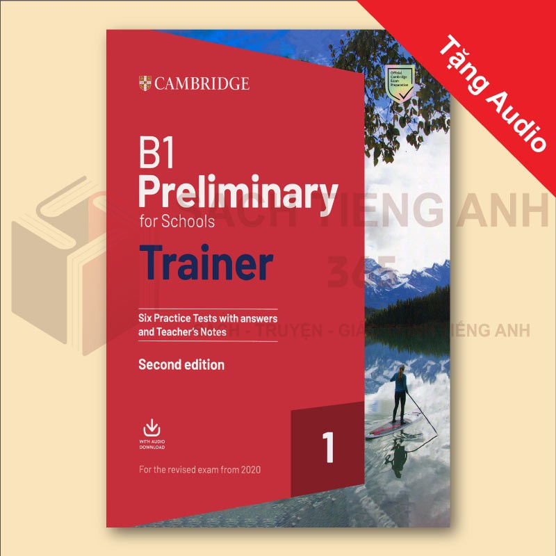 Sách Tiếng Anh - PET - B1 Preliminary for schools - B1 Preliminary Trainer - bản in mới 21777