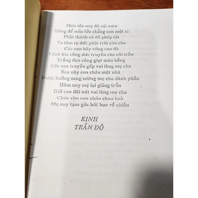 Kinh mẫu - mẫu vêc nhắc nhủ 726999