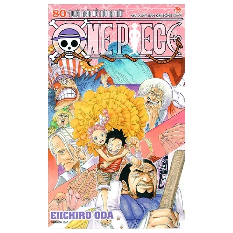 One Piece - Tập 80: Tuyên Ngôn Về Thời Đại Mới- Eiichiro Oda (Mới 100%) Truyện tranh, NXB Kim Đồng - SÁCH ĐẠI HỌC 487459