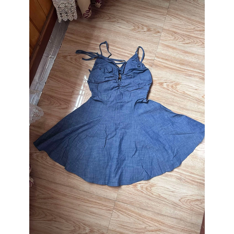 Váy jeans xanh sẫm 518977