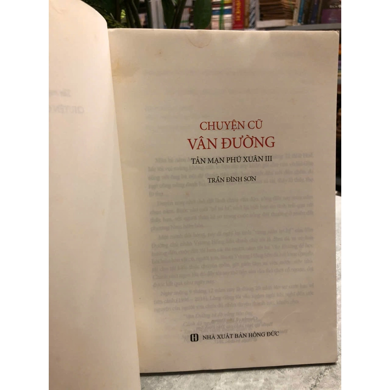 CHUYỆN CŨ VÂN ĐƯỜNG - Trần Đình Sơn 471866