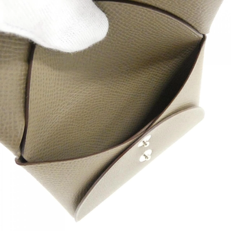 【Sản phẩm chưa sử dụng】Ví tiền Hermes Calvi Duo 083035CK 620866