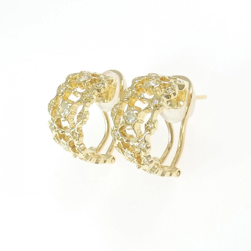 K18YG Bông tai/Khuyên tai Kim cương 0.69CT - Hàng hiệu Chính hãng 874240