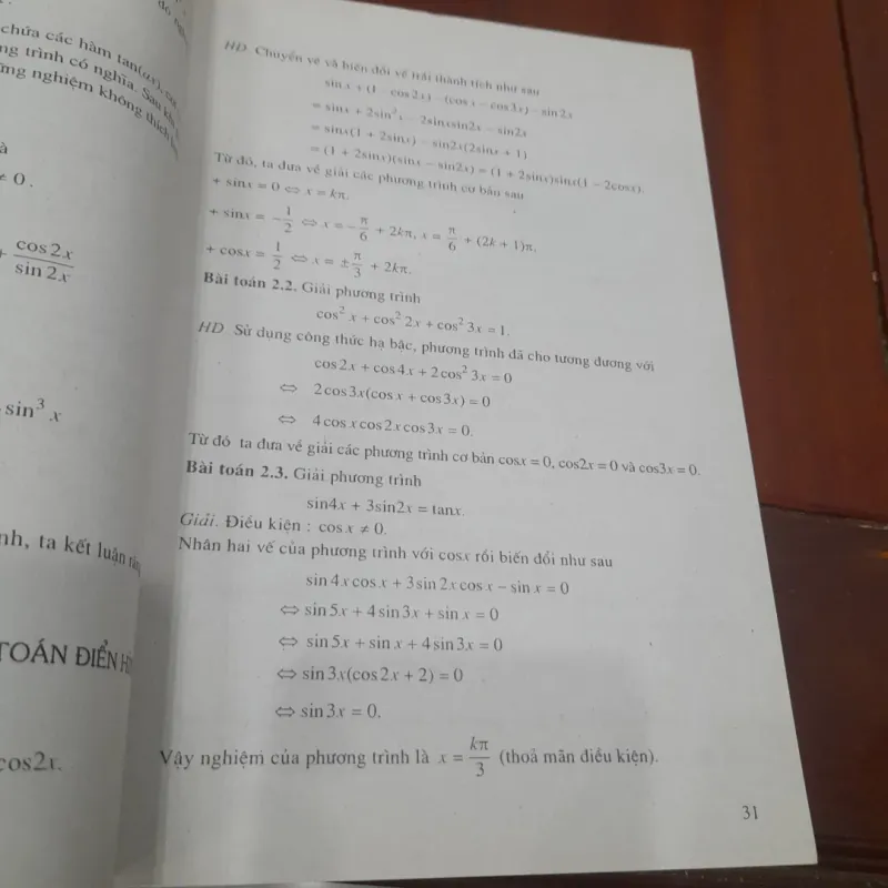 BÀI TẬP NÂNG CAO và một số chuyên đề ĐẠI SỐ và GIẢI TÍCH 11 1026386