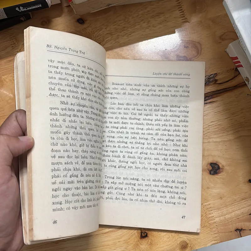 II Sách Kỹ Năng: Luyện Chí Để Thành Công - BS. Nguyễn Trọng Trử - 1997 698145