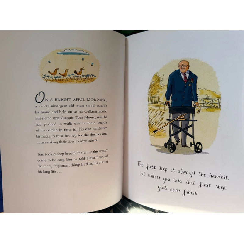 📘 CAPTAIN SIR TOM MOORE: ONE HUNDRED STEPS 527532