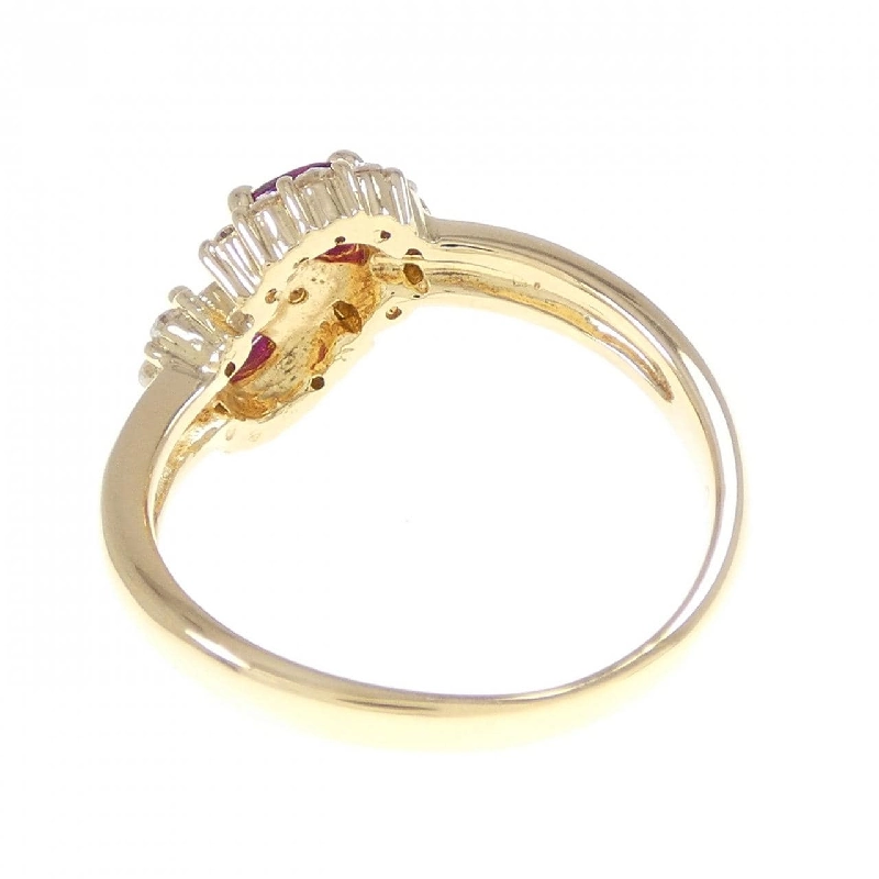 Nhẫn Ruby K18YG 0.40CT 671617