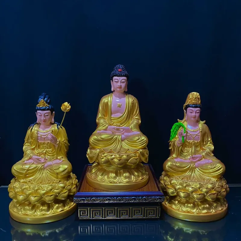 Tượng Phật Quan Thế Âm Bồ Tát Ngồi 30 vàng composite 787167