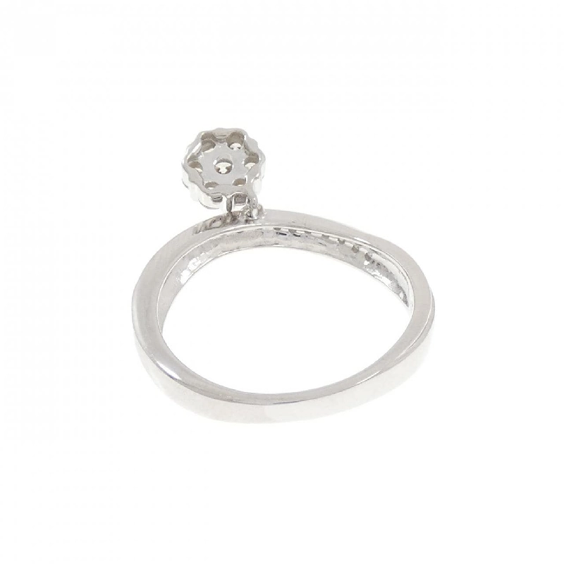 Nhẫn kim cương hoa K18WG 0.30CT 667780