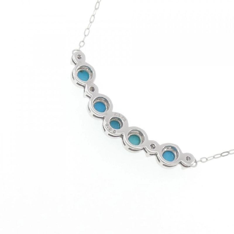 K18WG Mặt dây chuyền Turquoise - Hàng hiệu Chính hãng 856313