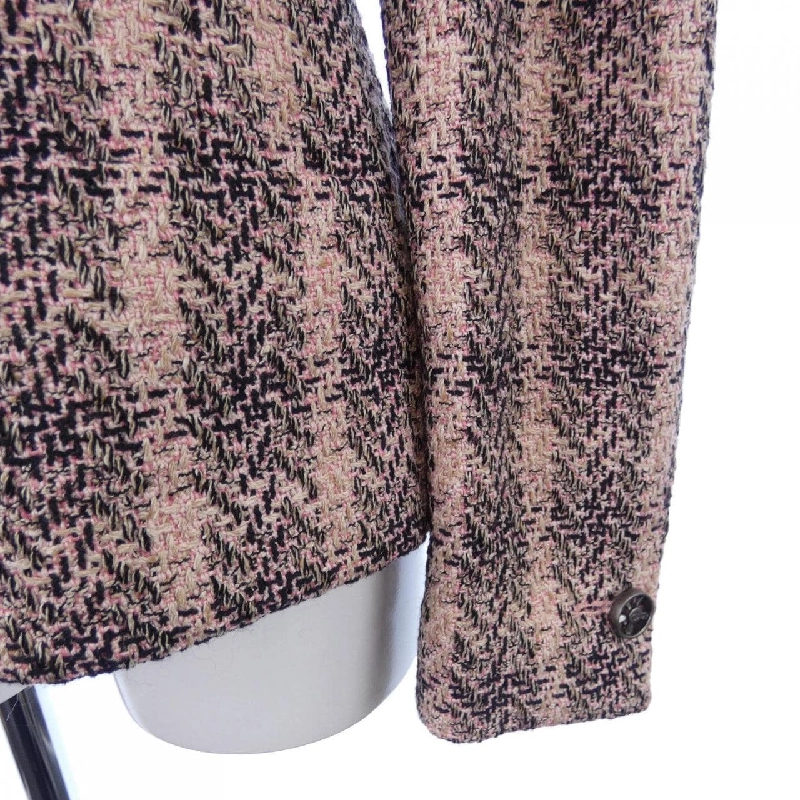 【Mã giảm giá】【Cổ điển】Áo khoác không cổ CHANEL 642365