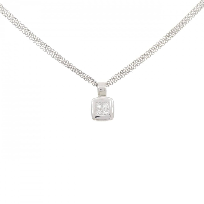 K18WG/750WG Dây chuyền kim cương 0.40CT - Hàng hiệu Chính hãng 858114