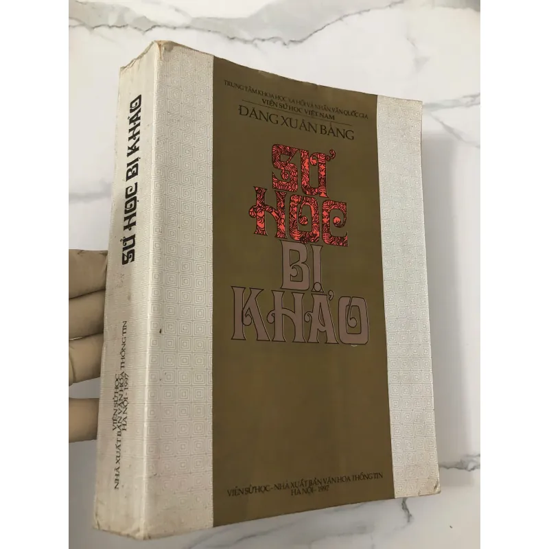 Sử học bị khảo - Đặng Xuân Bảng -trọn bộ 4 quyển trong 1 - sách in năm 1997 762740