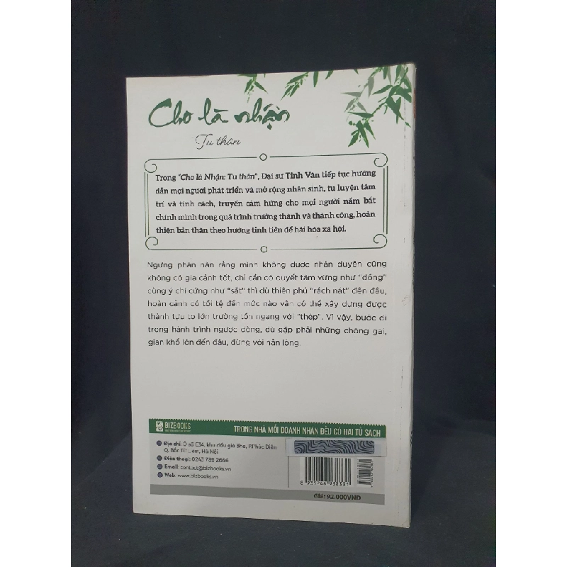 Cho là nhận tu thân mới 90% 2023 HSTB.HCM2705 Đại sư Tinh Vân SÁCH TÂM LINH - TÔN GIÁO - THIỀN 163540