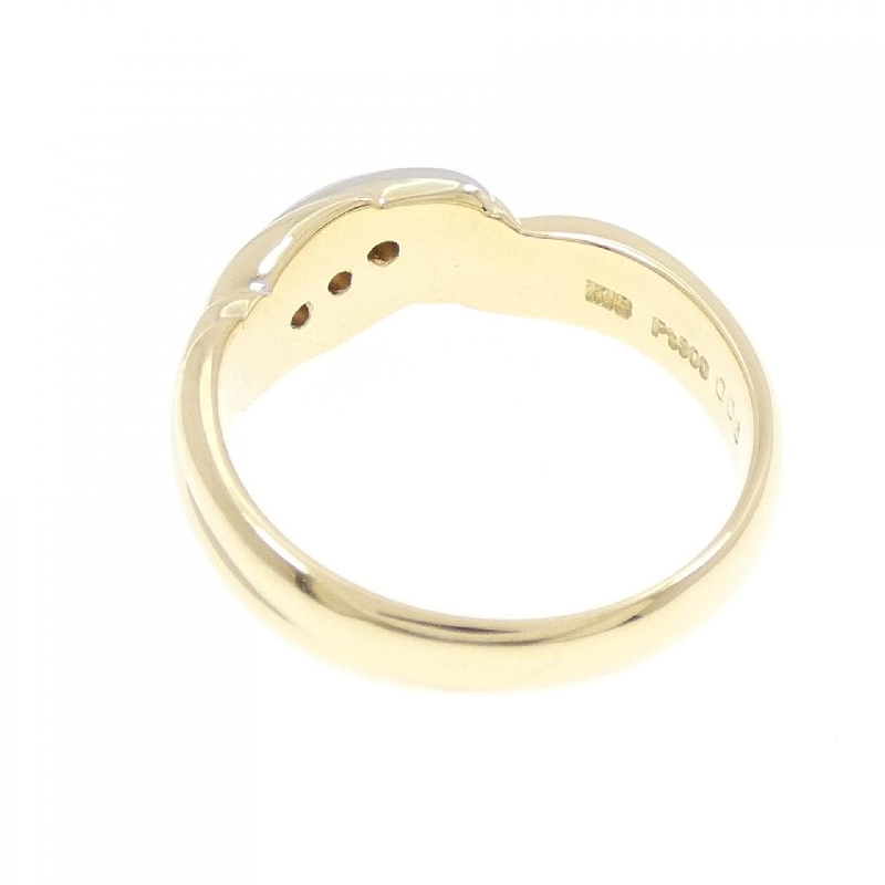 Nhẫn kim cương K18YG/PT900 0.06CT - Hàng hiệu Authentic 851805