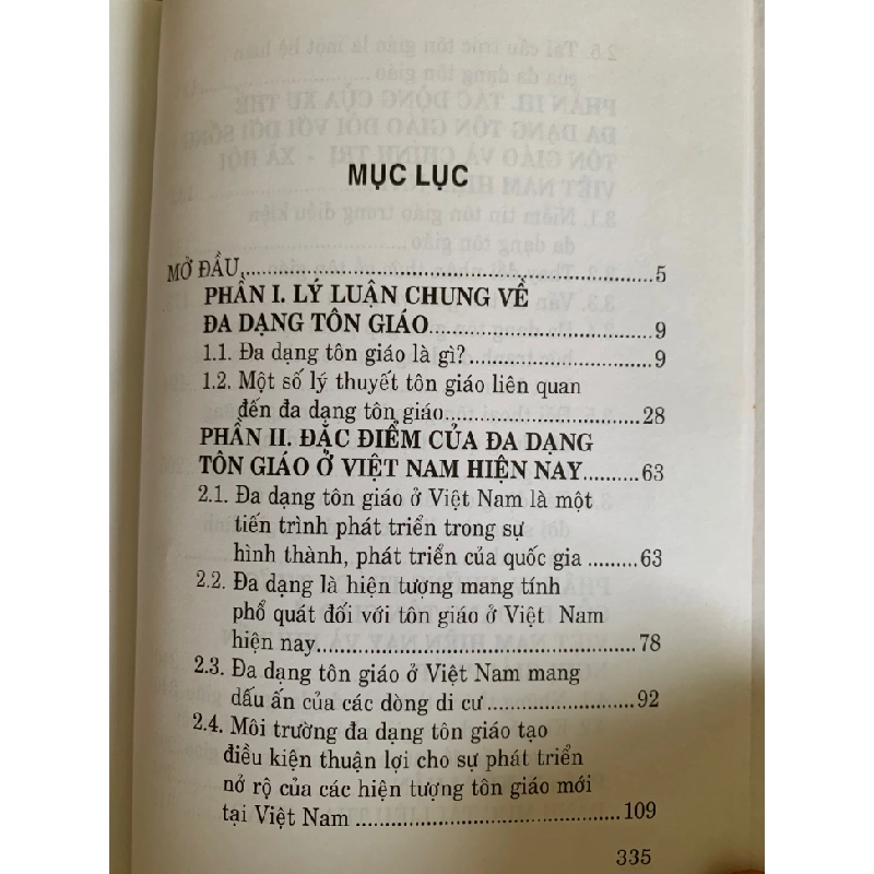 Đa dạng tôn giáo ở Việt Nam hiện nay.Những vấn đề ly luận và thực tiễn ( sách mới 90%, xuất bản 2016,NXB Phương Đông) tác giả Nguyễn Thị Minh Ngọc- STB3005- sách Tôn Giáo 351647
