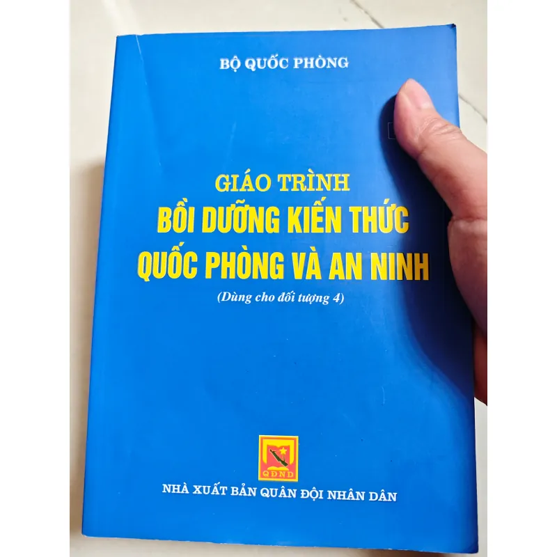 Giáo Trình Bồi Dưỡng Kiến Thức Quốc Phòng Và An Ninh 1001117