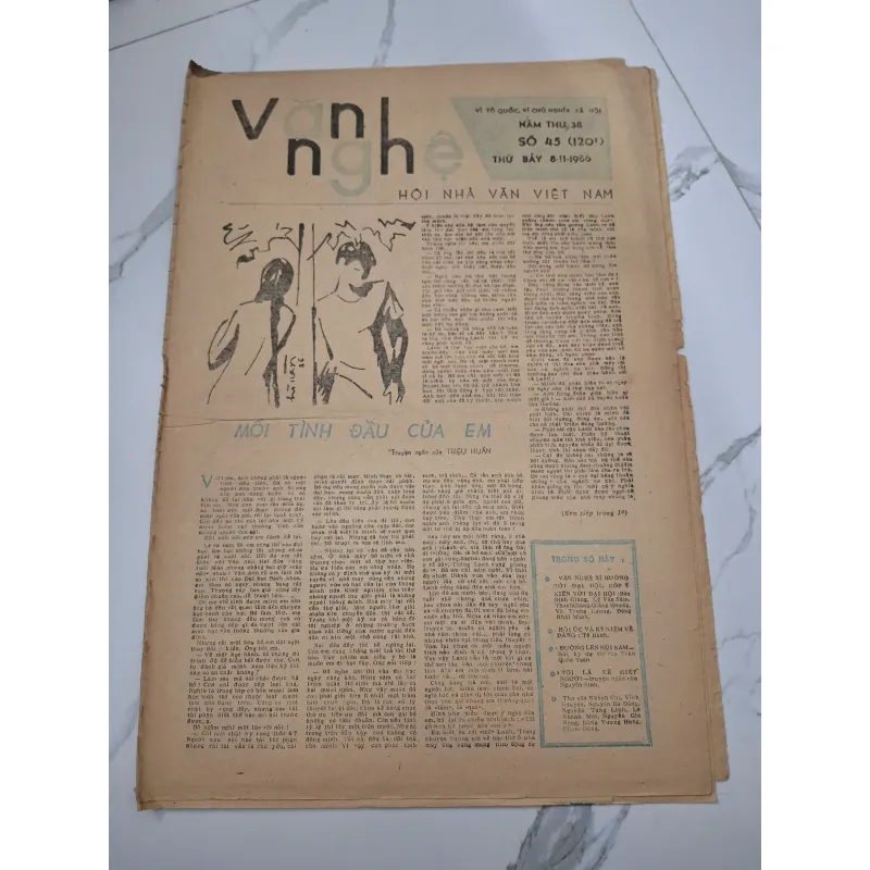 Báo Văn nghệ Số 45 (1201) - Triệu Huân - Truyện ngắn 960265