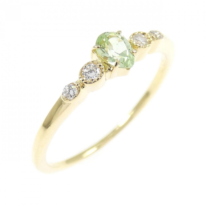 Nhẫn Garnet Xanh K18YG - Hàng hiệu Chính hãng 848782