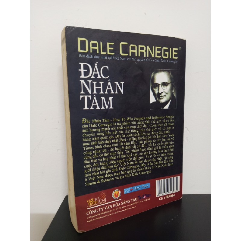 Đắc Nhân Tâm (Tái Bản 2011) - Dale Carnegie New 80% HCM.ASB0111 62343