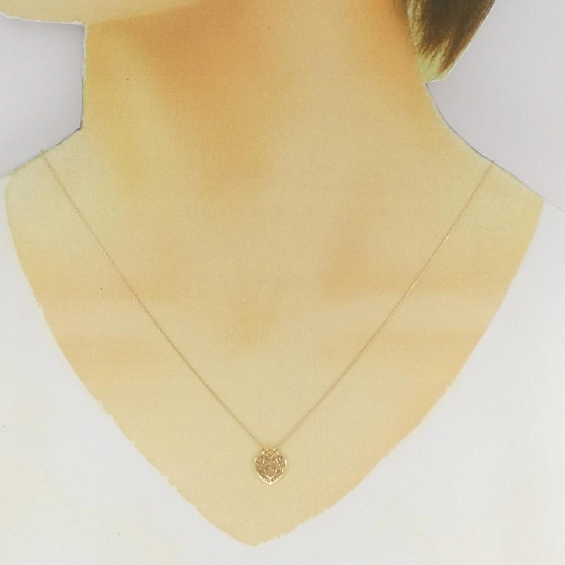 Trang sức Star Jewelry K18YG Dây chuyền hình trái tim - Hàng hiệu Chính hãng 842350