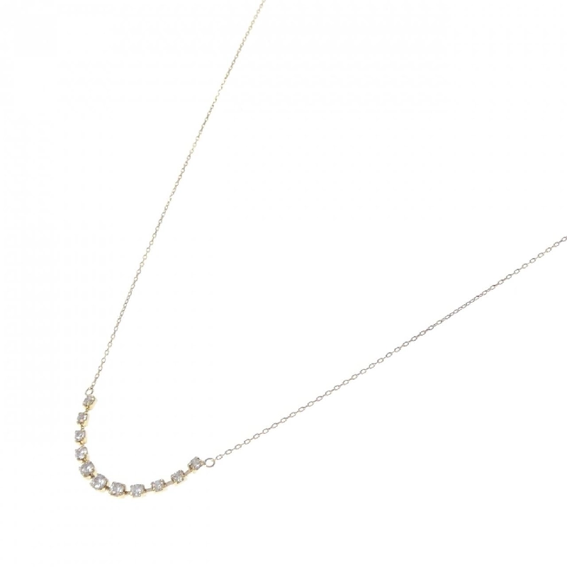 Dây chuyền kim cương K18YG 0.30CT - Hàng hiệu chính hãng 856251