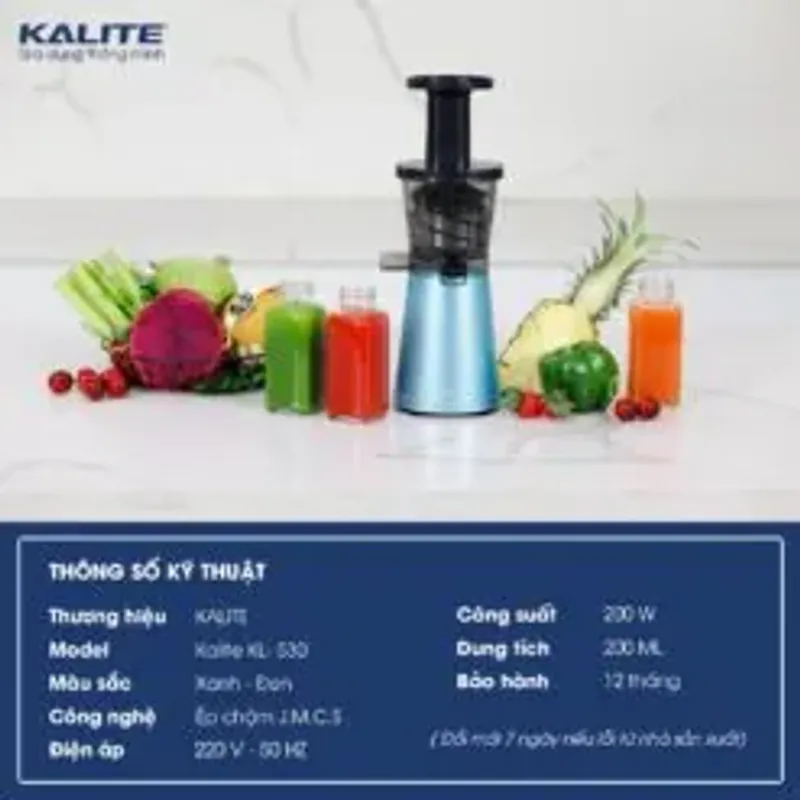 Kalite KL-530 – Ép kiệt bã, nhỏ gọn cực tiện 714965
