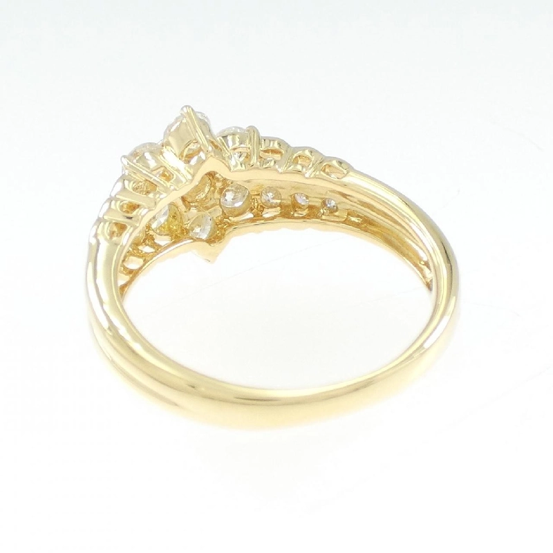 Nhẫn kim cương K18YG hoa 1.00CT 670204