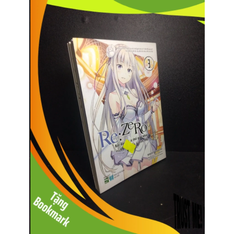 (TẶNG BOOKMARK) ReZeRo bắt đầu lại ở thế giới khác phần 2 một tuần ở dinh thự tập 3 năm 2021 mới 80% ố RBK0212 951289