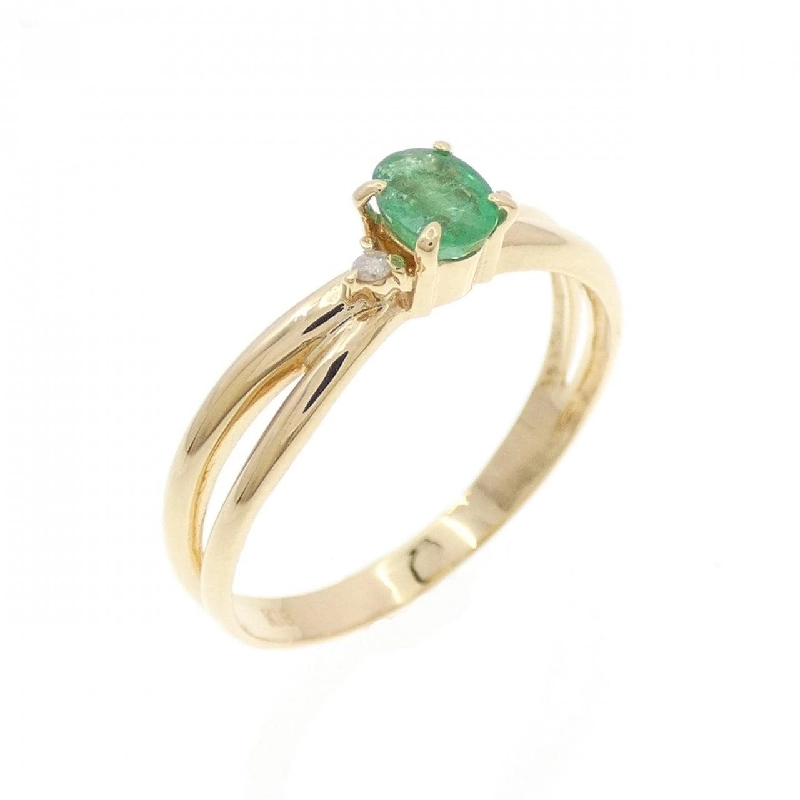 Nhẫn Emerald K18YG - Hàng hiệu Chính hãng 852029