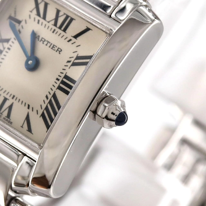 Cartier Tank Française SM WG W50012S3 WG Quartz - Hàng hiệu Authentic 873950