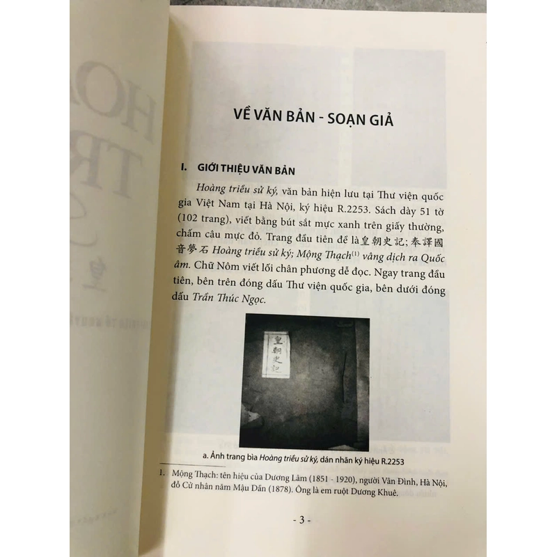 HOÀNG TRIỀU SỬ KÝ - DƯƠNG LÂM 540481