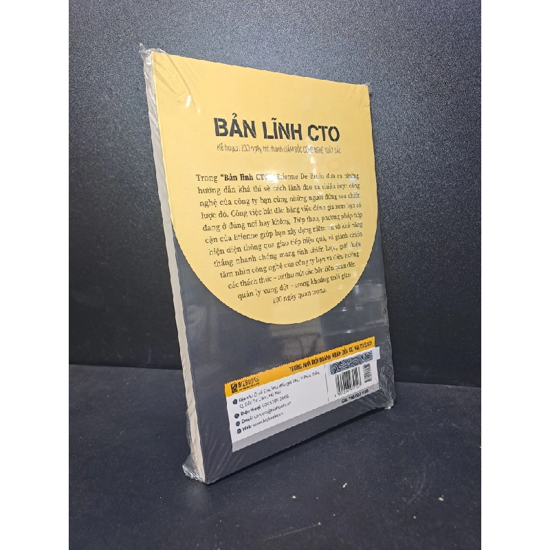 Bản lĩnh CTO kế hoạch 100 ngày trở thành giám đốc công nghệ xuất sắc Etienne De Bruin new 100% HCM.ASB2512 kỹ năng 61759