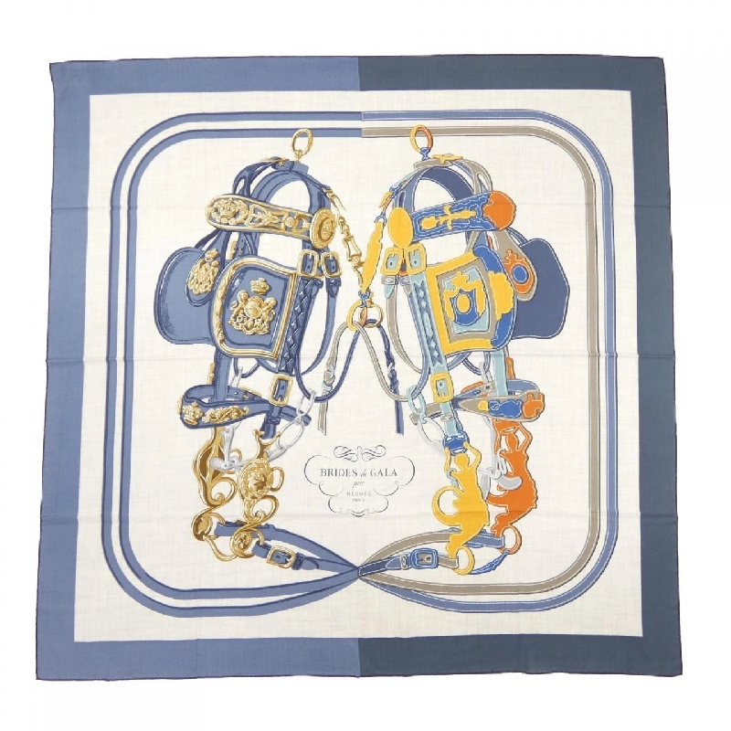 HERMES BRIDES DE GALA APPLIQUE PIQUE H243940S Khăn choàng - Hàng hiệu Authentic 833989