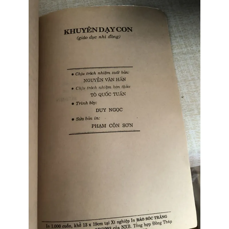 Khuyên dạy con 976064