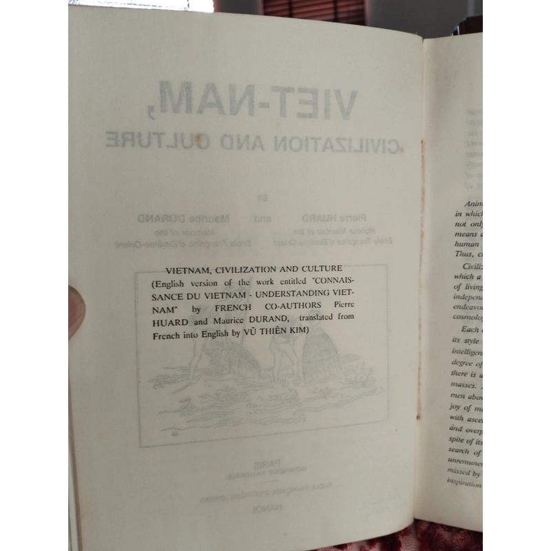Văn mình và Văn Hoá Việt Nam từ Vietnam Civilization and Culture (Xưa, đẹp, hiếm, tặng quà 546131