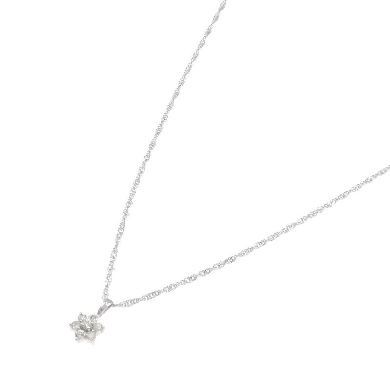 Dây chuyền kim cương hoa PT900/PT850 0.15CT - Hàng hiệu Chính hãng 859133