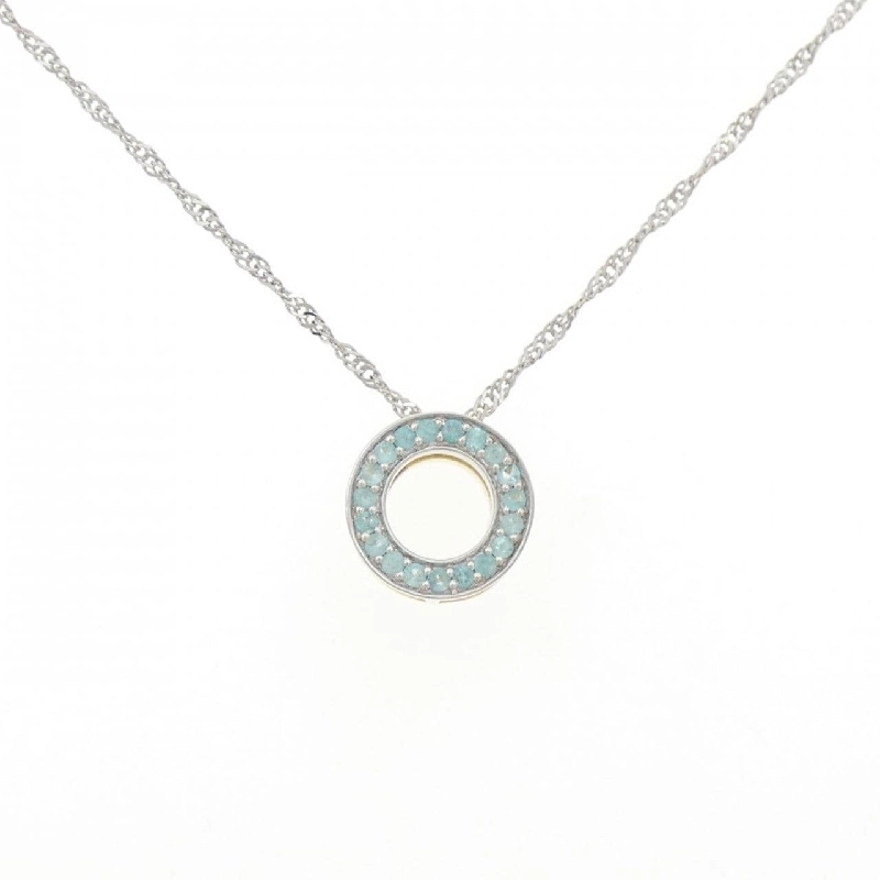 K18YG/PT850/K18WG Mặt dây chuyền Tourmaline 0.21CT - Hàng hiệu Chính hãng 858617