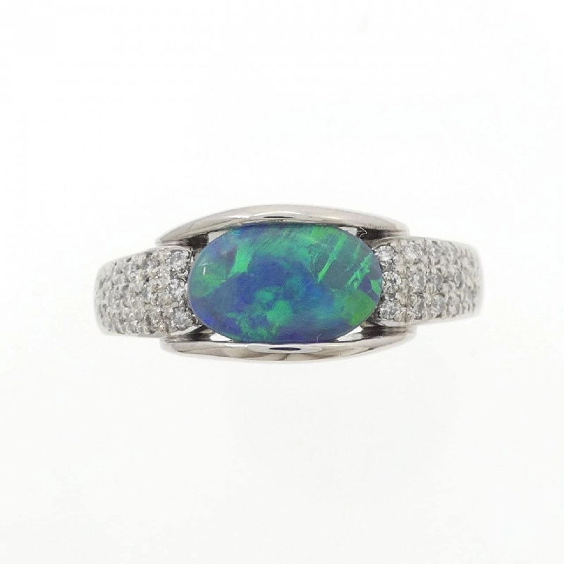 Nhẫn Opal Đen PT900 0.86CT - Hàng hiệu Chính hãng 855227