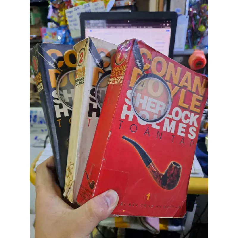 [Sách Cũ SCGR] Sherlock Holmes Toàn tập 1+2+3 2002 mới 80% ố Văn học nước ngoài HCM1709 678622