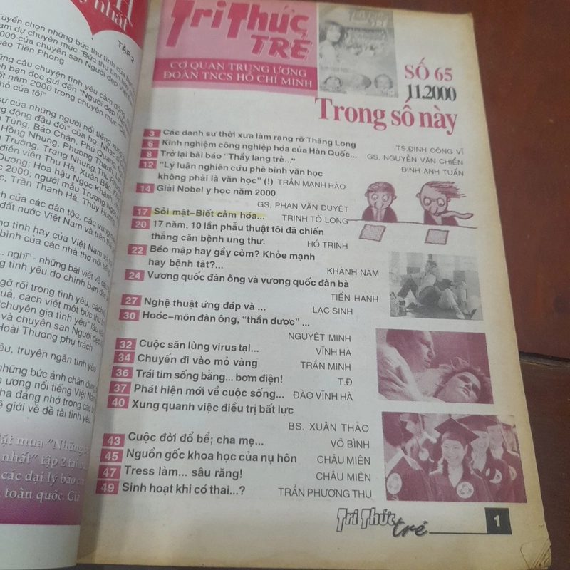 TRI THỨC TRẺ số 65 tháng 11.2000 452188