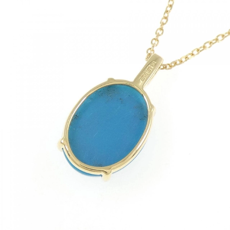 K18YG Mặt dây chuyền Turquoise 6.00CT - Hàng hiệu Chính hãng 856768