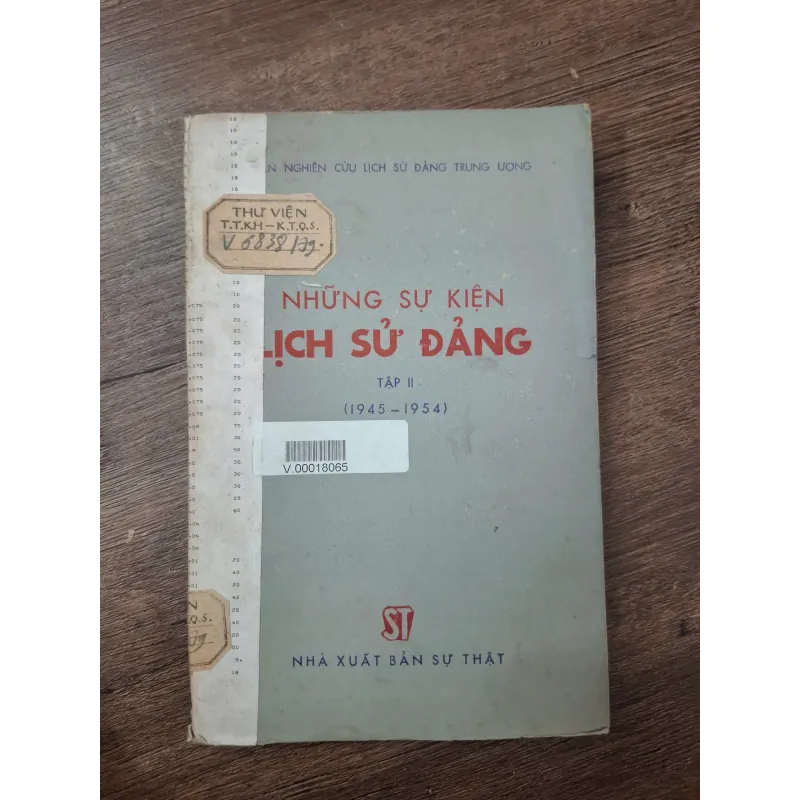 NHỮNG SỰ KIỆN LỊCH SỬ ĐẢNG - TẬP II (1945 - 1954) 727573