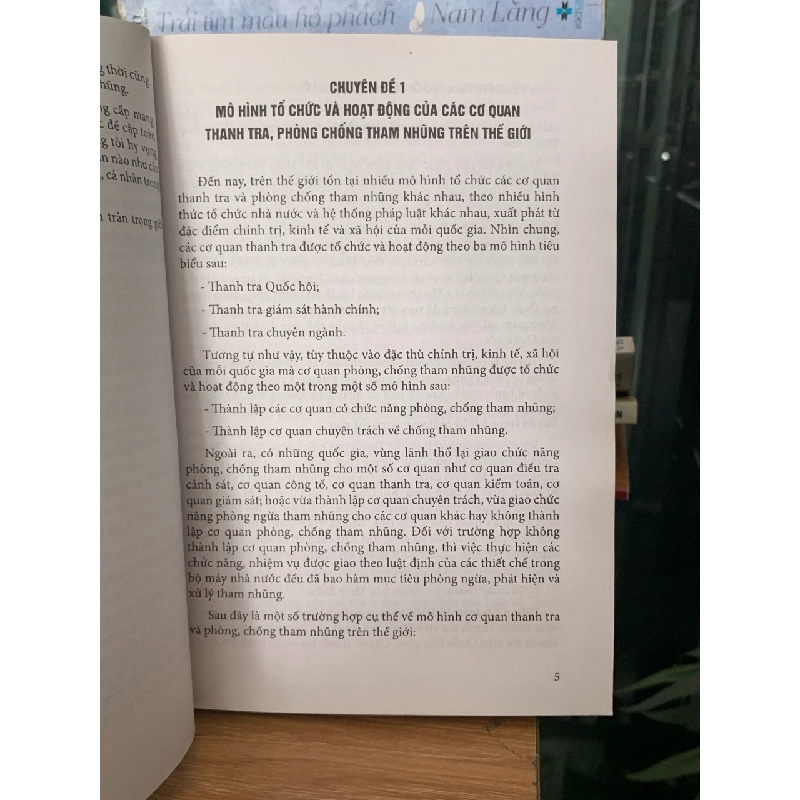 Một số kinh nghiệm quốc tế về công tác phòng ,chống tham nhũng-Thanh tra chính phủ 727997