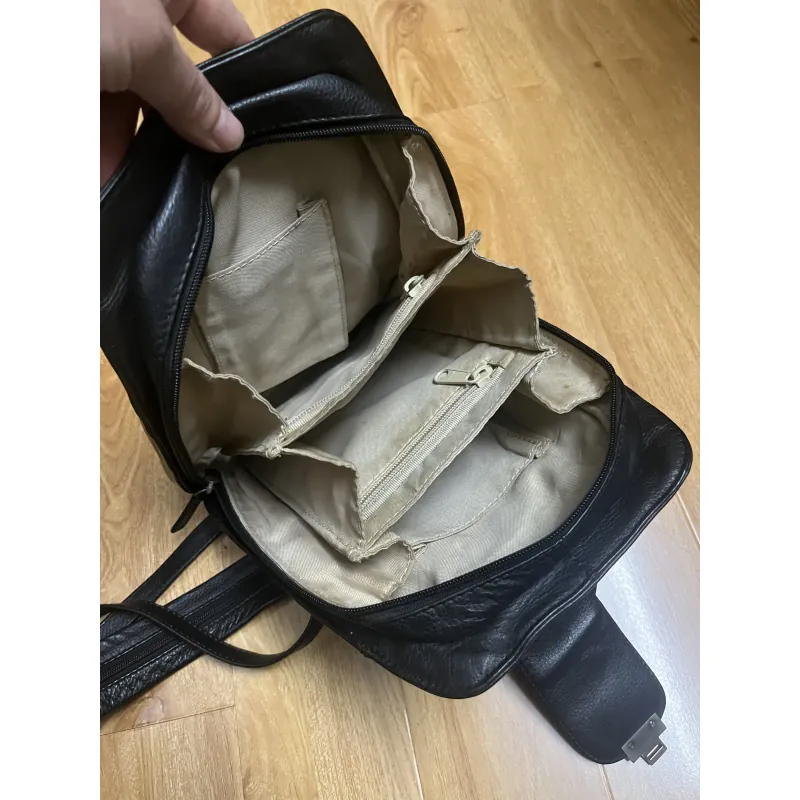 Balo nữ size 21*27*6 da thật 2hand 934201