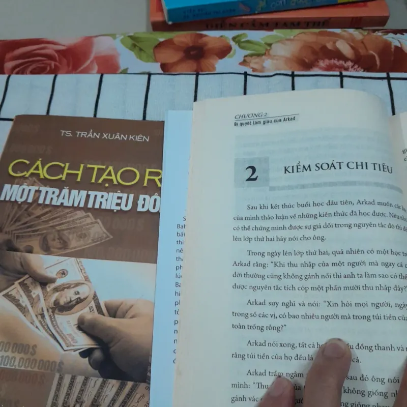 2 quyển làm giàu: Tạo 100 triệu Đôla & Đừng để tiền ngủ yên. Trần X Kiên & Tương Lâm 763137