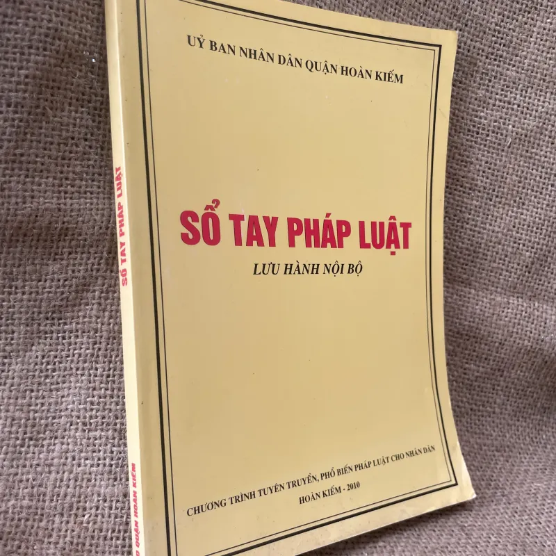 UỶ BAN NHÂN DÂN QUẬN HOÀN KIẾM SỐ TAY PHÁP LUẬT  995531