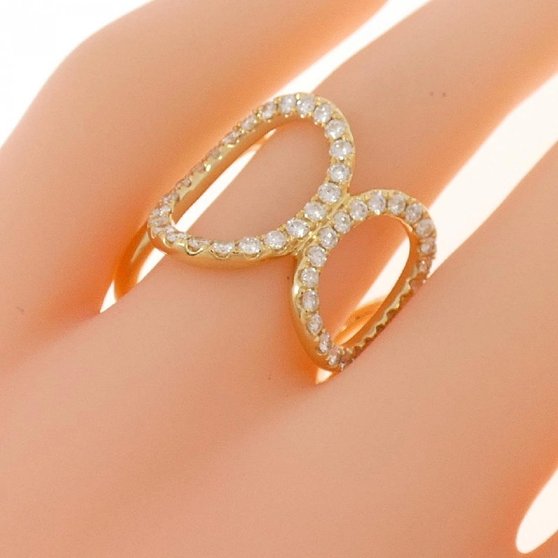 Nhẫn kim cương 750YG 0.75CT - Hàng hiệu Authentic 854358