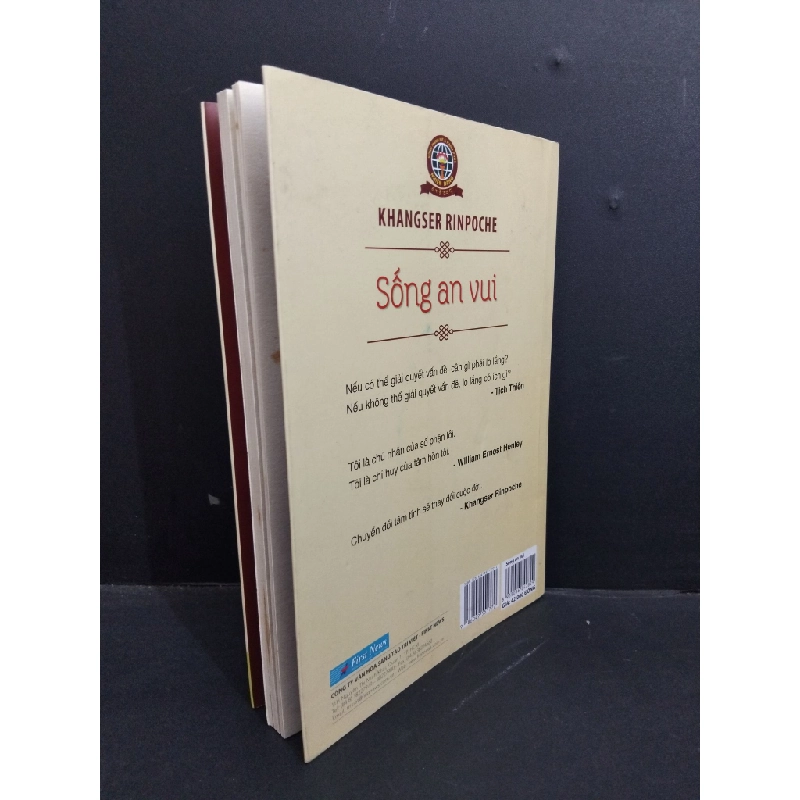 Sống an vui mới 70% ố có viết trang đầu 2017 HCM2811 Khangser Rinpoche TÂM LÝ 338812